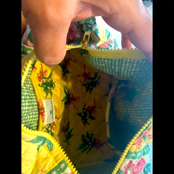 Vera Bradley Yellow Floral Quite Purse/Tote - Picture 7 of 7